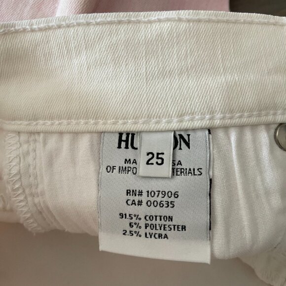 Hudson Light pink washed Denim Skinny Jeans - Picture 7 of 7